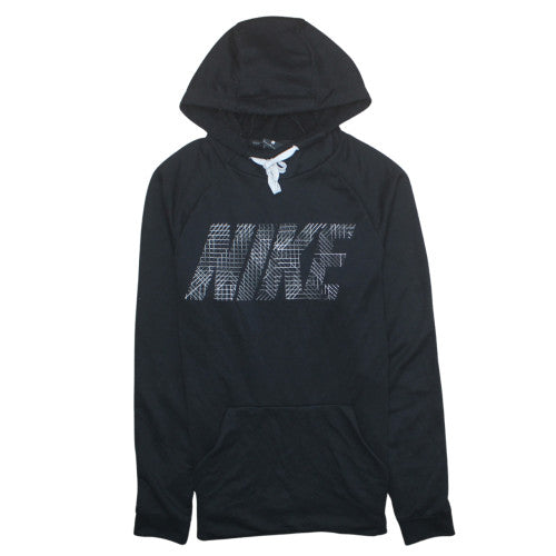 Nike Men's Black Dri-FIT Pullover Hoodie S Regular Fit Sportswear