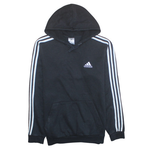 Adidas Men's Black Pullover Hoodie M Sports Fleece Sweatshirt