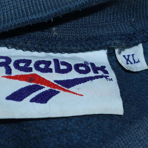 Reebok Mens Blue XL Pullover Sweatshirt Vintage 90s Sportswear