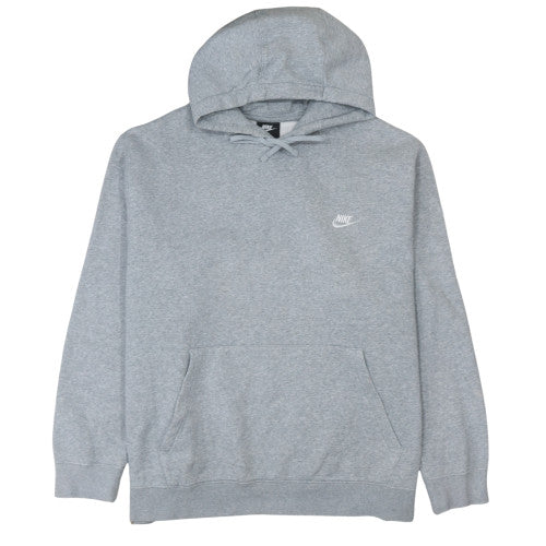 Nike Women Grey Pullover Hoodie XXL Cotton Blend Casual Lined