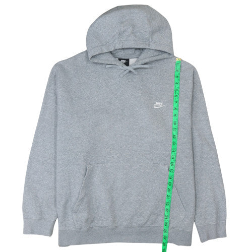 Nike Women Grey Pullover Hoodie XXL Cotton Blend Casual Lined