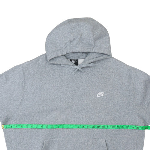 Nike Women Grey Pullover Hoodie XXL Cotton Blend Casual Lined
