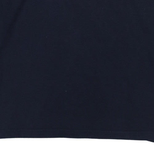 Cotton Traders Men's Blue Rugby Style Pullover Sweatshirt M