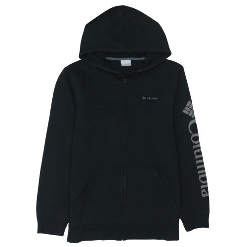 Columbia Men's Black Full Zip Hoodie Size L Fleece Outdoor