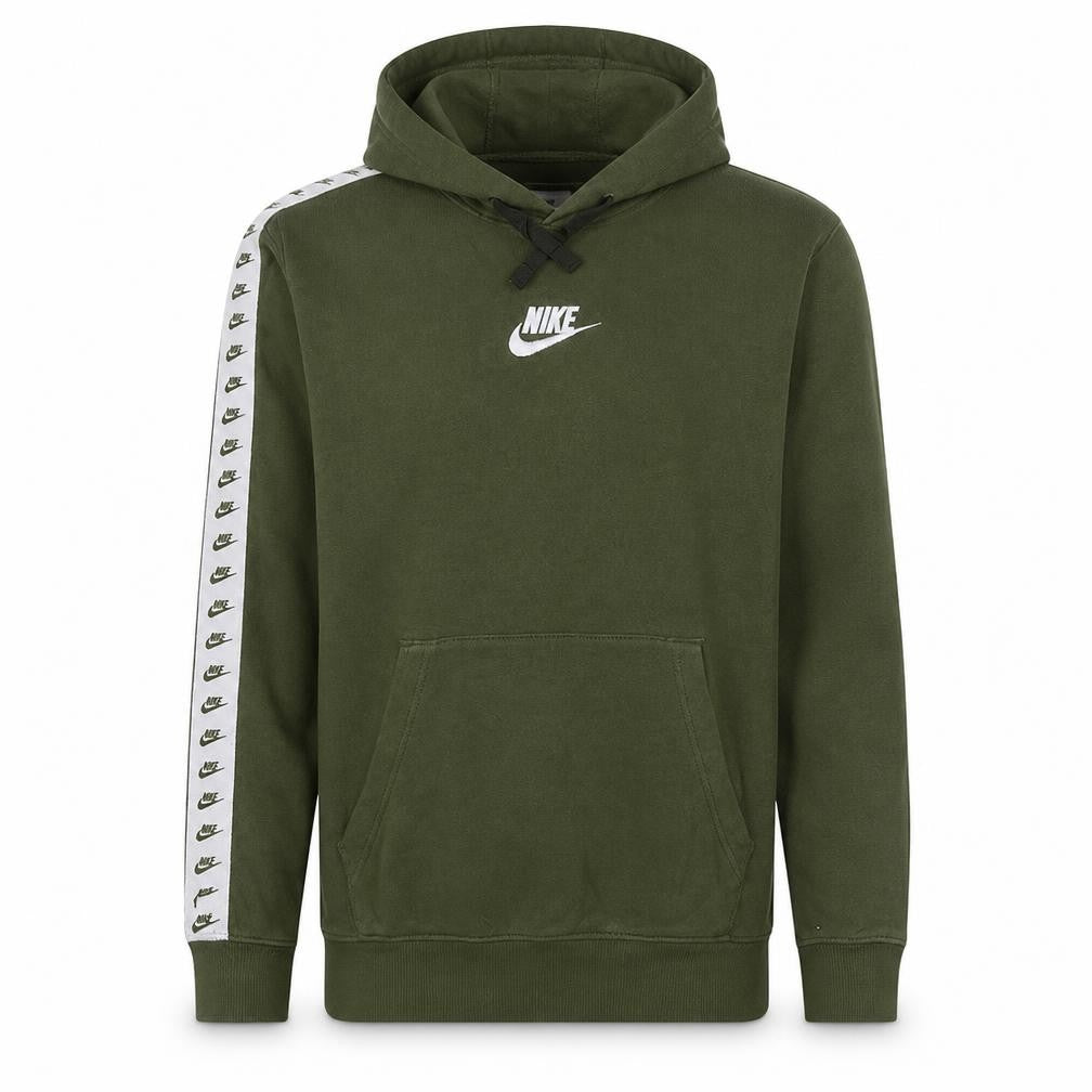 Nike Men's Green Pullover Hoodie S Sports Fleece Sweatshirt