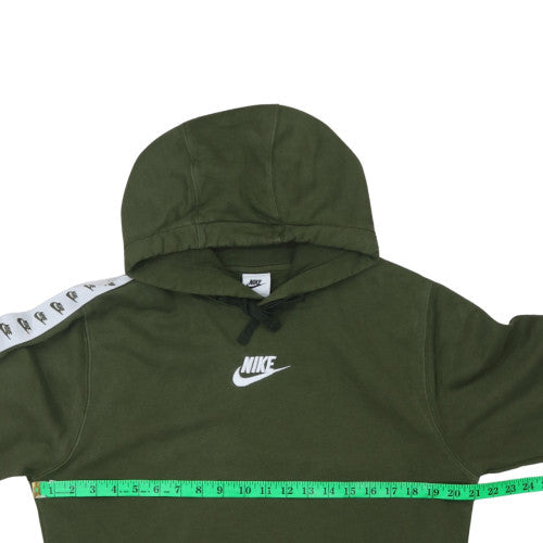 Nike Men's Green Pullover Hoodie S Sports Fleece Sweatshirt