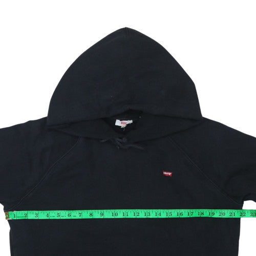 Levi's Men's Black Pullover Hoodie M Regular Fit Logo Sweatshirt