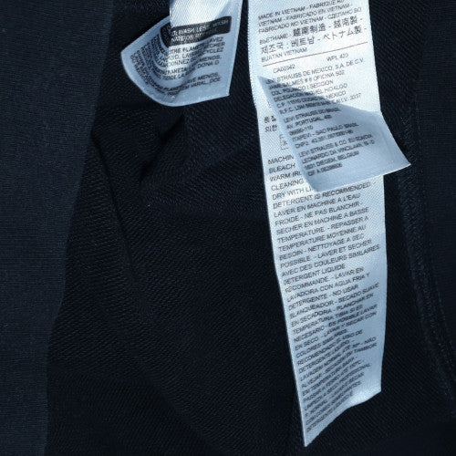 Levi's Men's Black Pullover Hoodie M Regular Fit Logo Sweatshirt