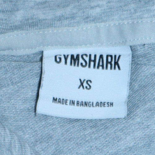 Gymshark Men's Grey XS Pullover Hoodie Slim Fit Lightweight