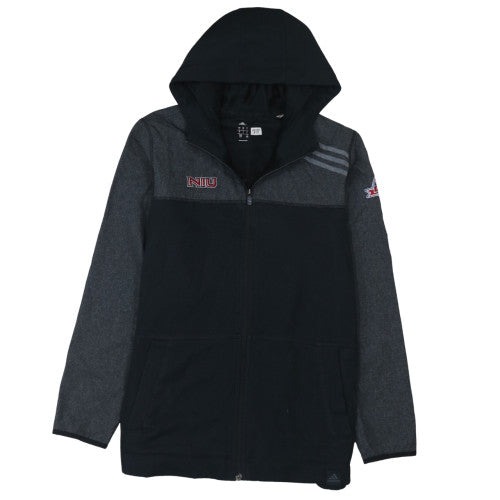 Adidas Men’s Black NIU Full Zip Hoodie L Regular Fit Polyester