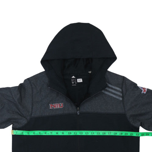 Adidas Men’s Black NIU Full Zip Hoodie L Regular Fit Polyester