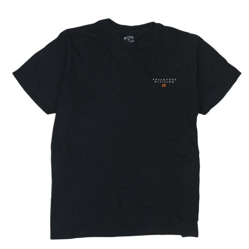 Billabong Men's Black Adventure Division Organic Cotton T-Shirt Large