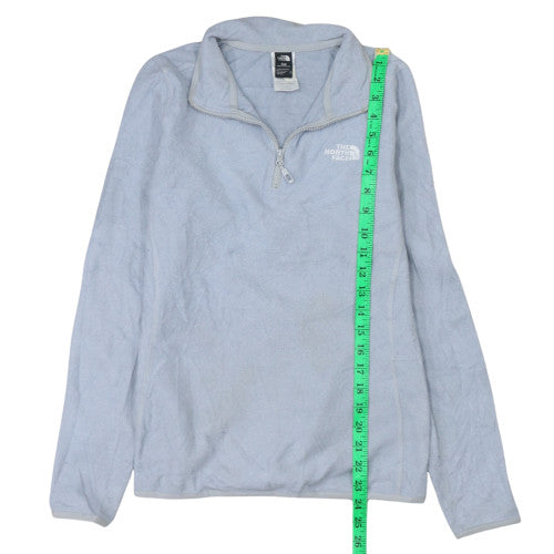The North Face Womens Light Blue Fleece Pullover Sweatshirt M