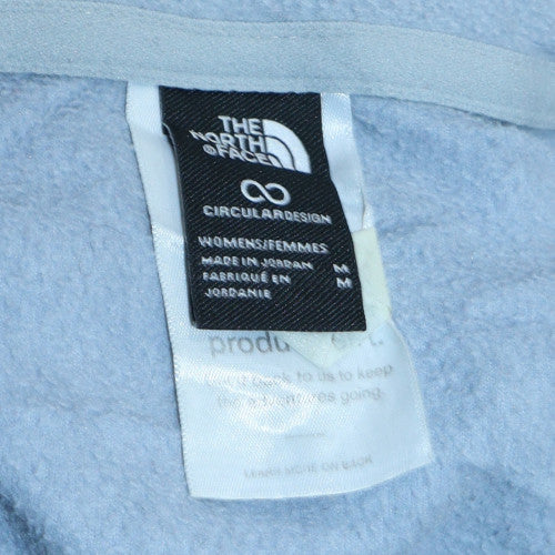 The North Face Womens Light Blue Fleece Pullover Sweatshirt M