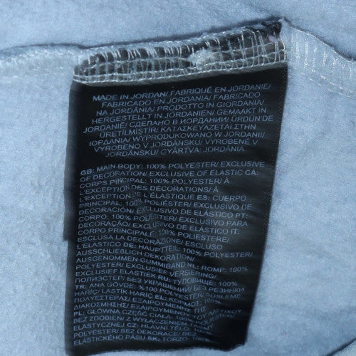 The North Face Womens Light Blue Fleece Pullover Sweatshirt M