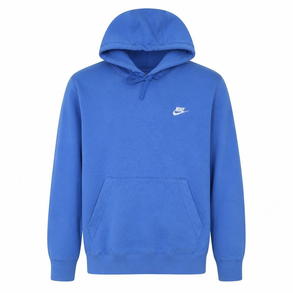 Nike Men's Blue Pullover Hoodie S Fleece Regular Fit Sportswear