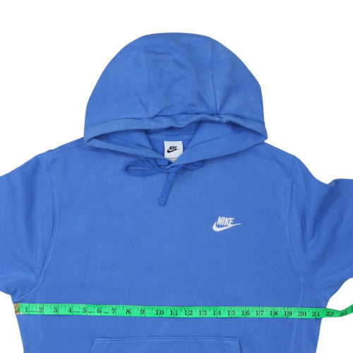 Nike Men's Blue Pullover Hoodie S Fleece Regular Fit Sportswear