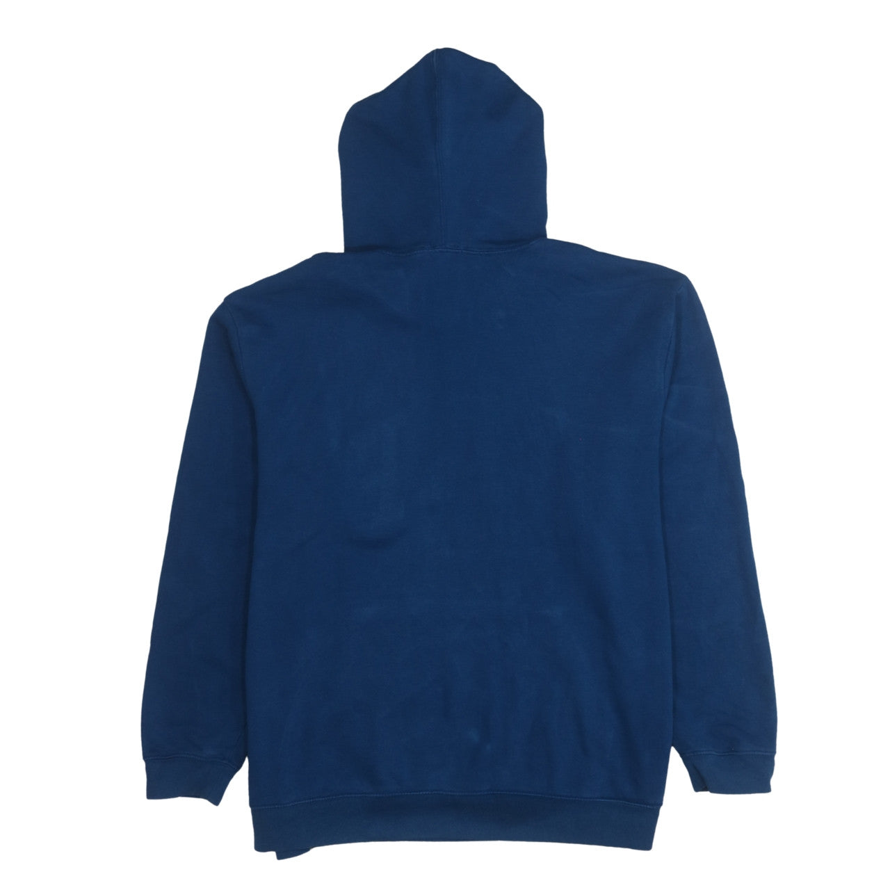 GAP Women Blue Pullover Hoodie XL Logo Embroidered Cotton Blend