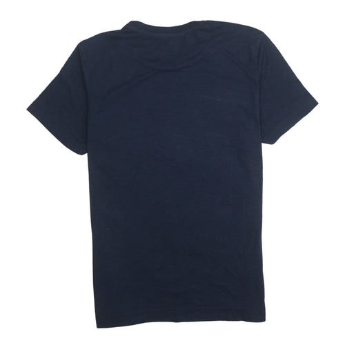 Lotto Men's Blue XL Graphic Sea Print Cotton T-Shirt