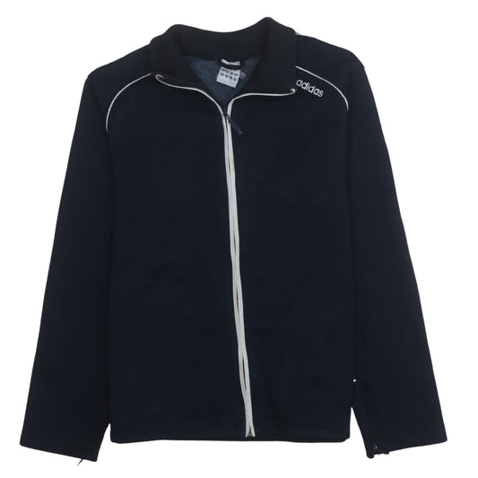 Adidas Womens Black Track Jacket Size 14 Full Zip Sportswear