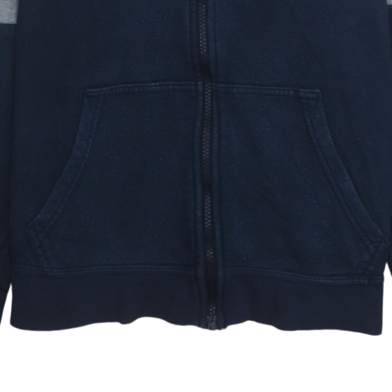Nike Boys Blue & Grey Full Zip Hoodie XL 13-15 Years Fleece Sportswear