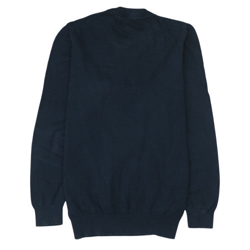 Barbour Men's Blue Cotton Crew Neck Pullover Jumper L