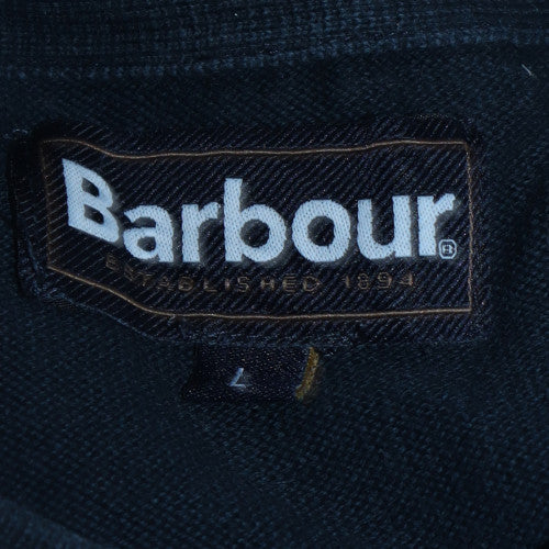 Barbour Men's Blue Cotton Crew Neck Pullover Jumper L