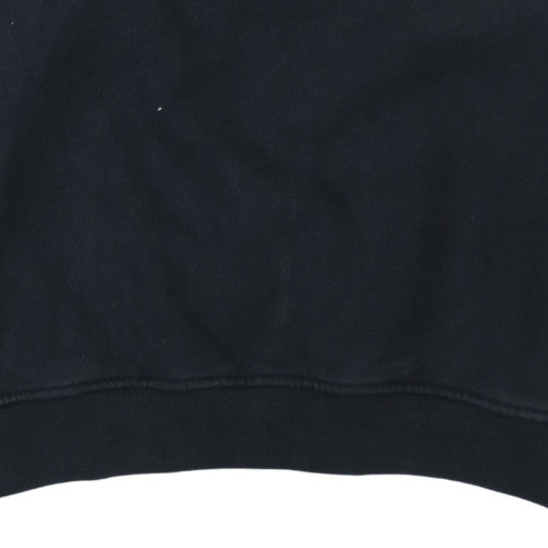 Adidas Women Black Size 16 Crew Neck Pullover Sweatshirt