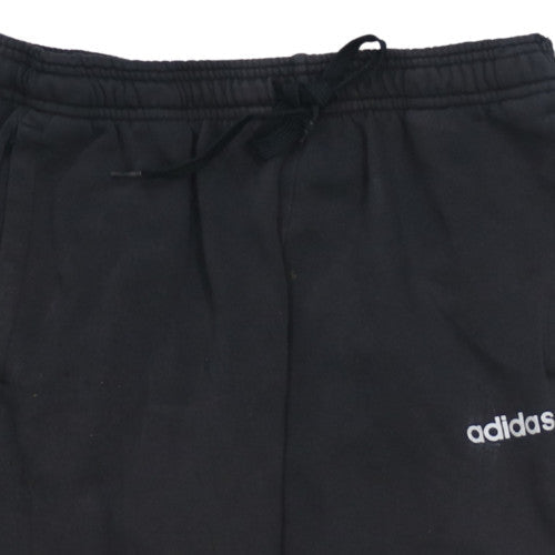 adidas Men's Black Jogger Trousers M Regular Fit Fleece Activewear