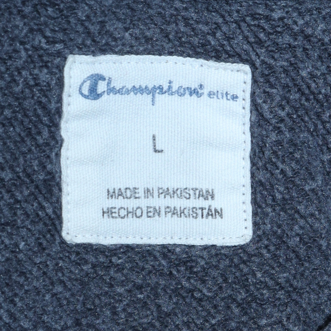 Champion Men's Grey Pullover Sweatshirt L Regular Fit Crew Neck