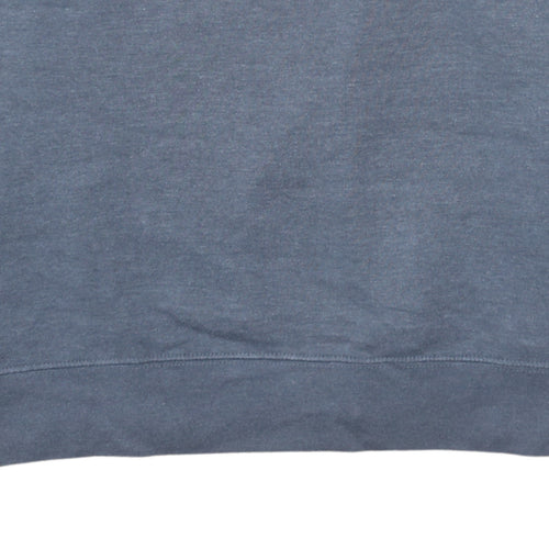 Champion Men's Grey Pullover Sweatshirt L Regular Fit Crew Neck