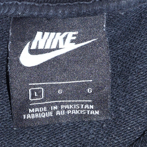 Nike Men's Black L Pullover Crew Neck Sweatshirt