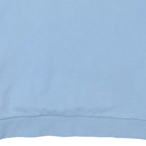 Adidas Men's Blue XL Pullover Sweatshirt Graphic Logo Crew Neck