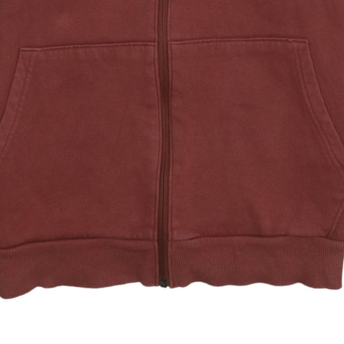 Under Armour Men's Brown Full Zip Hoodie Size S Relaxed Fit Fleece