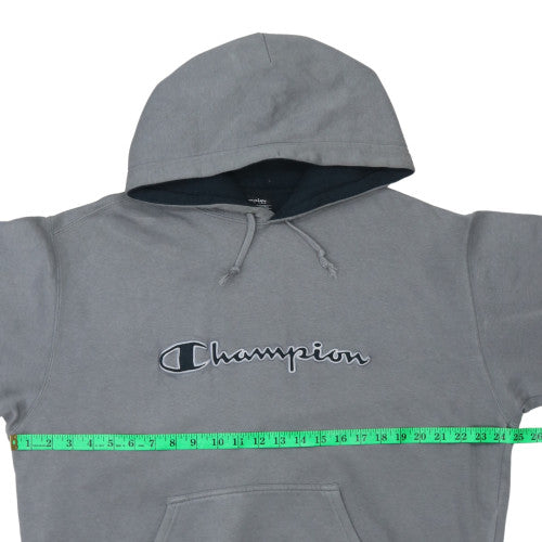 Champion Men's Grey Pullover Hoodie XL Regular Fit Sports Style
