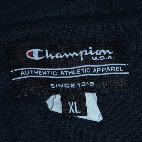 Champion Men's Grey Pullover Hoodie XL Regular Fit Sports Style