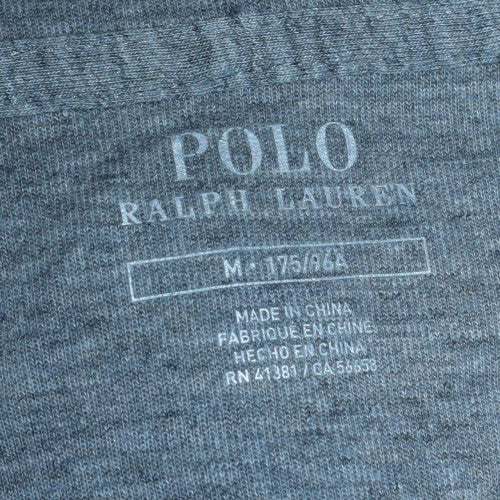 Ralph Lauren Men's Grey 1/4 Zip Collared Sweatshirt M Regular Fit
