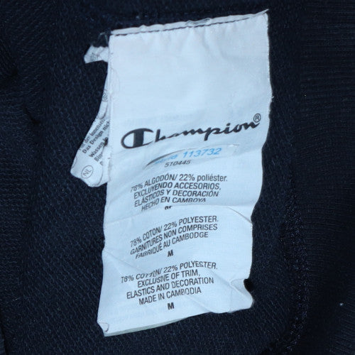 Champion Men's Blue Graphic Pullover Sweatshirt Medium