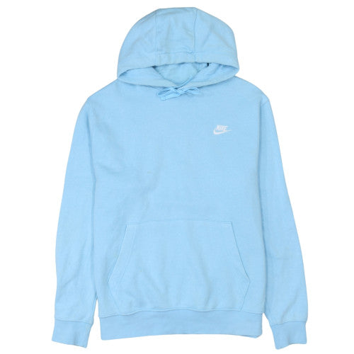 Nike Men's Blue Pullover Hoodie Size L Cotton Blend Sweatshirt