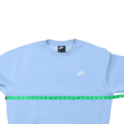 Nike Men's Blue Crew Neck Cotton Pullover Sweatshirt Size M
