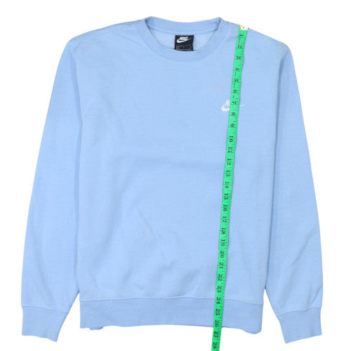 Nike Men's Blue Crew Neck Cotton Pullover Sweatshirt Size M