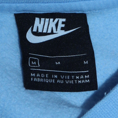 Nike Men's Blue Crew Neck Cotton Pullover Sweatshirt Size M