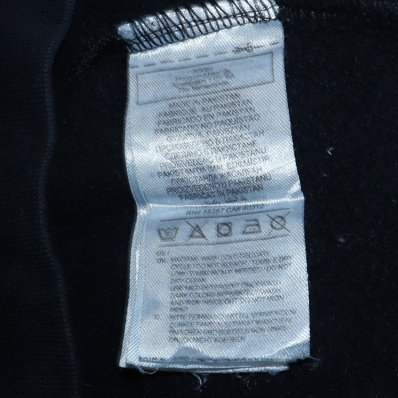 Adidas Mens Black Crew Neck Logo Pullover Sweatshirt Size S