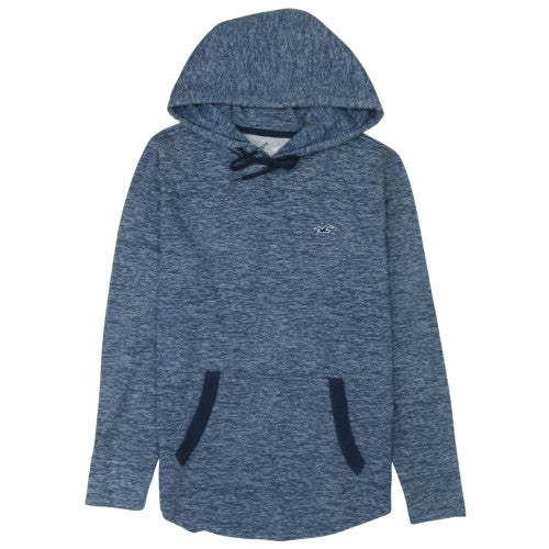 Hollister Men’s Blue Pullover Hoodie XS Regular Fit Lightweight