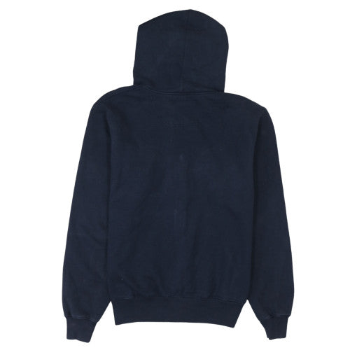 Champion Eco Men's Navy Full Zip Hoodie Small Fleece Cotton Blend