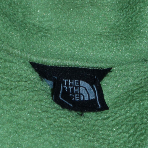 The North Face Women's Green Fleece Jacket Size S Lightweight Zip Up