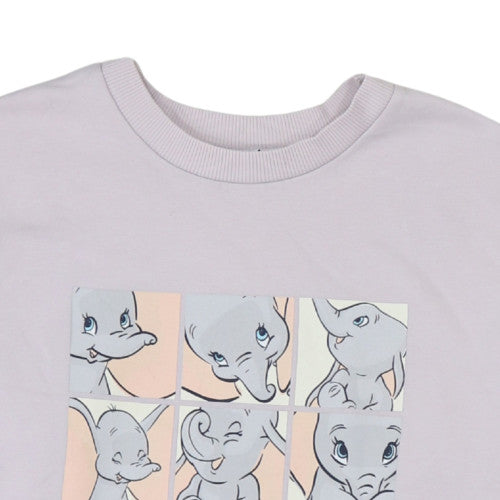 Disney Classics George Women Lilac Dumbo Sweatshirt Size 12-14