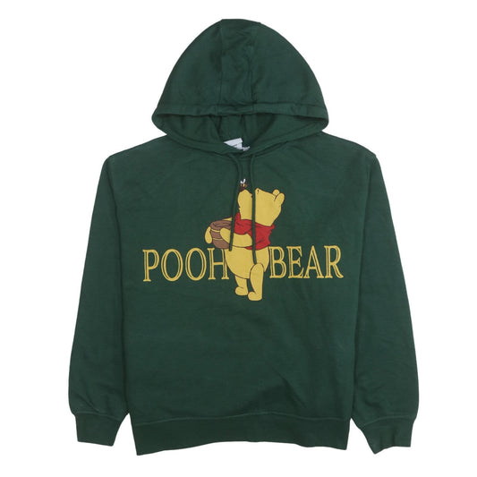 Disney Womens Green Pooh Bear Pullover Hoodie Size 12/14 Primark
