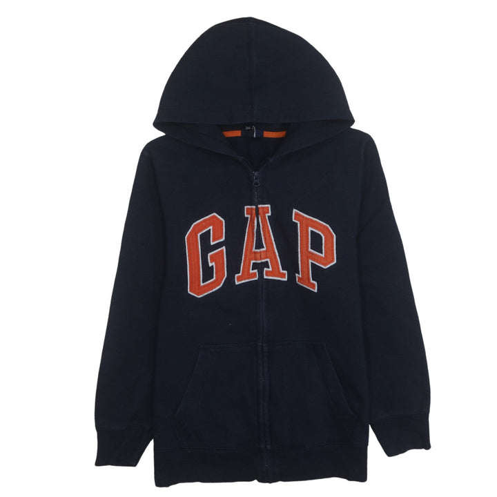 GAP Boys Blue Full Zip Hoodie 13-14 Years Fleece Warm Casual