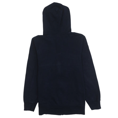 GAP Boys Blue Full Zip Hoodie 13-14 Years Fleece Warm Casual